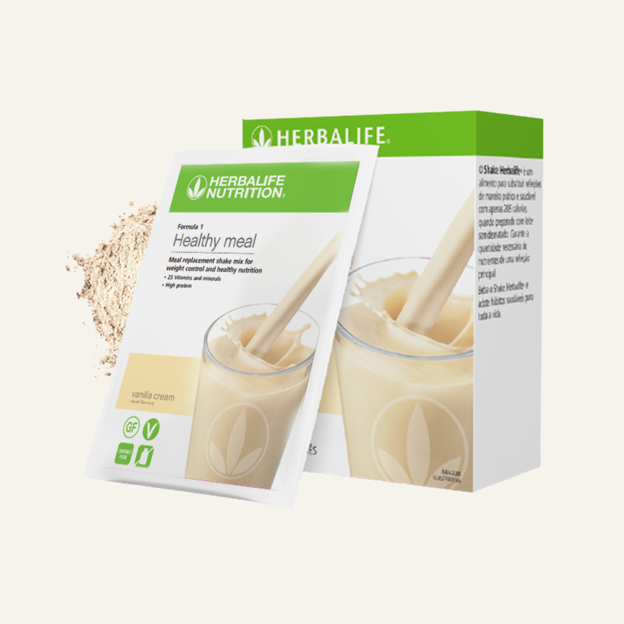 Zľava až 25% Herbalife F1 koktail Vanilka-smotana - Vyvážené jedlo