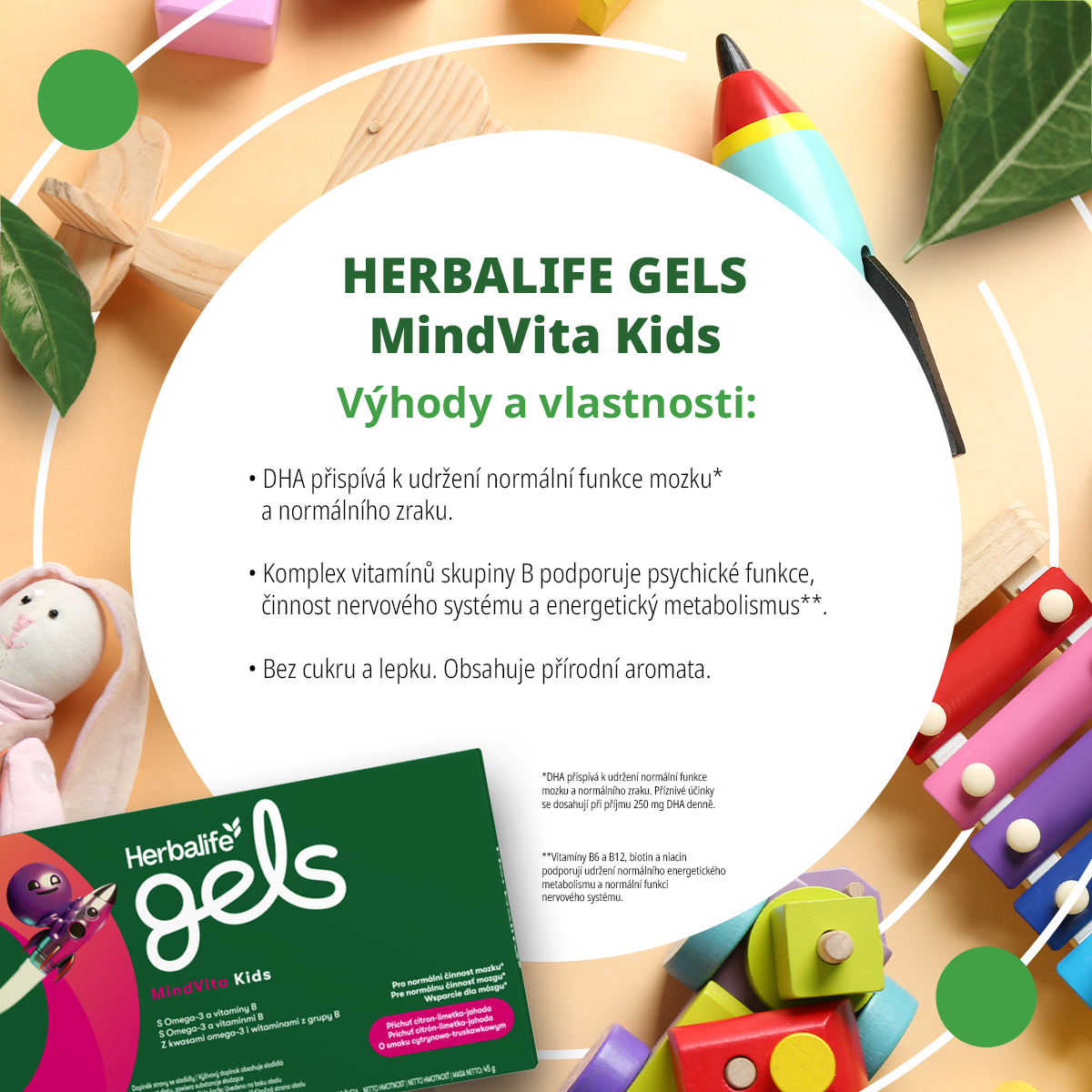 Herbalife Gels MindVita Kids